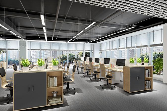 上?？萍脊巨k公室裝修